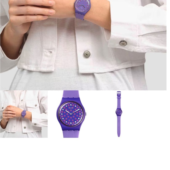 Swatch Purple Watch - Picture 3 of 4